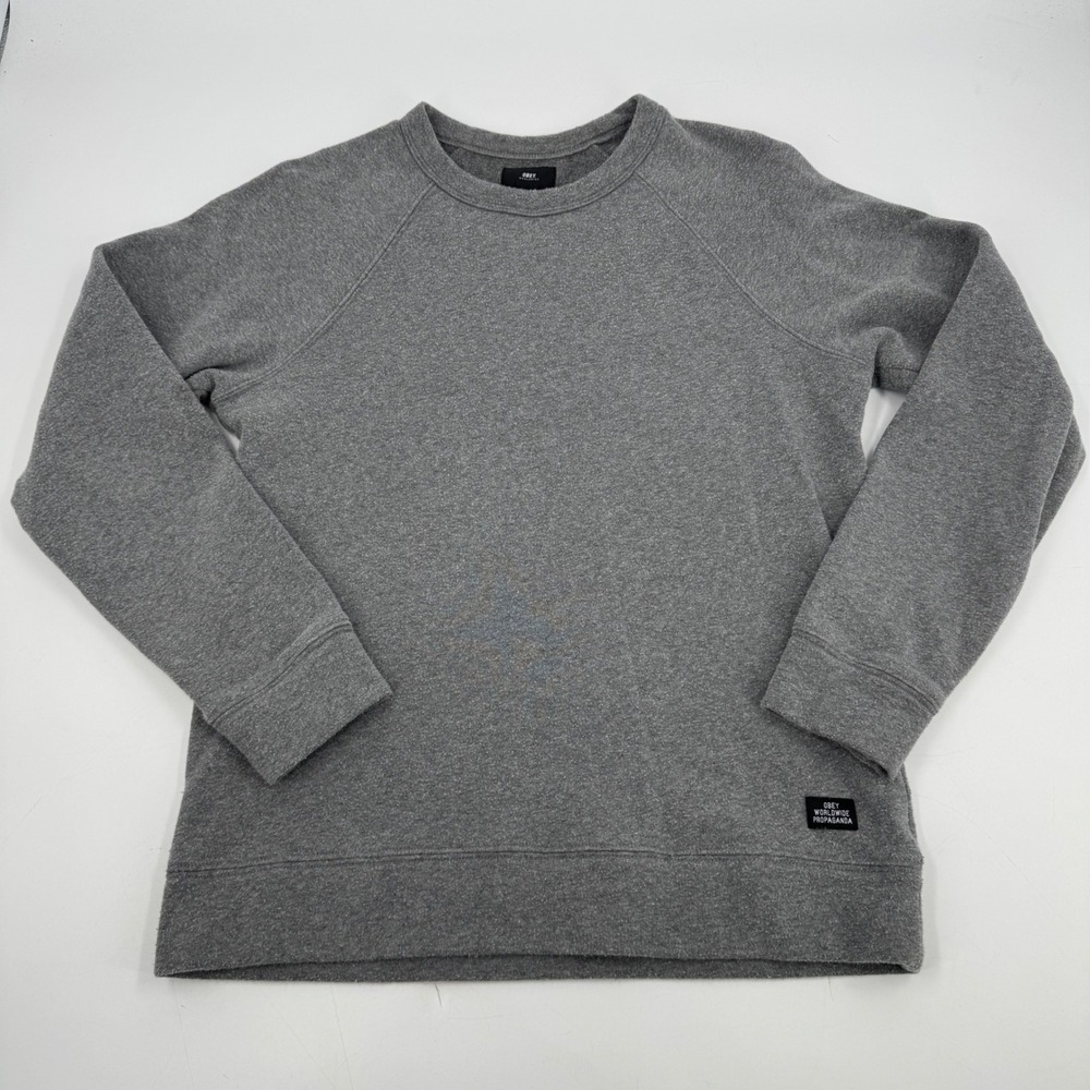 Obey Crewneck Sweatshirt‎ Pullover Gray Casual Everyday Wear Size M